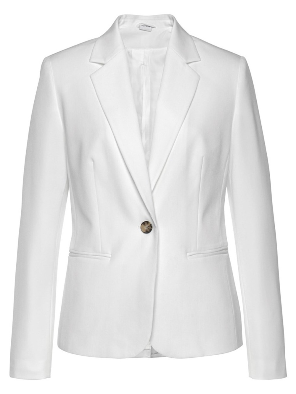 Classic Women's White Single-Button Blazer NWOT size 8 - Picture 6 of 16